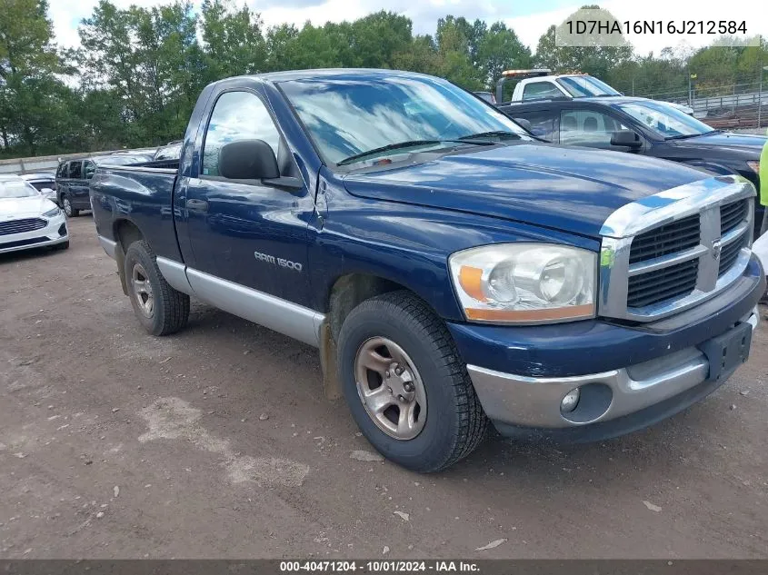 1D7HA16N16J212584 2006 Dodge Ram 1500 Slt