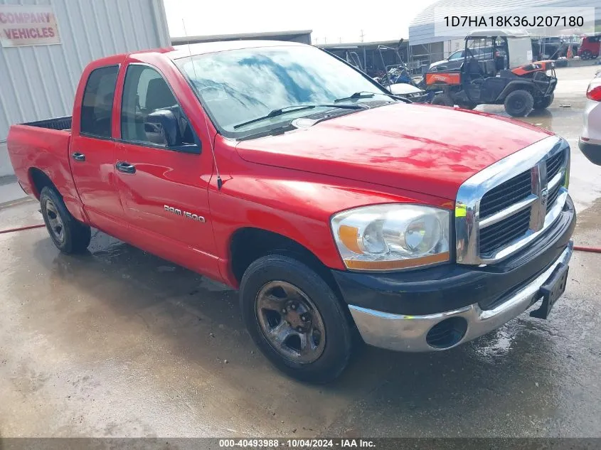 2006 Dodge Ram 1500 St VIN: 1D7HA18K36J207180 Lot: 40493988