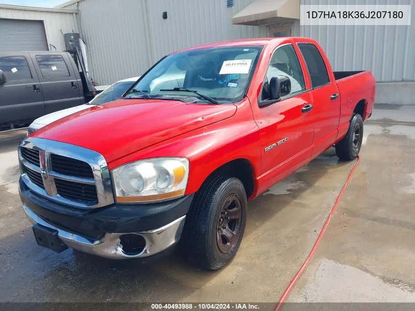 2006 Dodge Ram 1500 St VIN: 1D7HA18K36J207180 Lot: 40493988