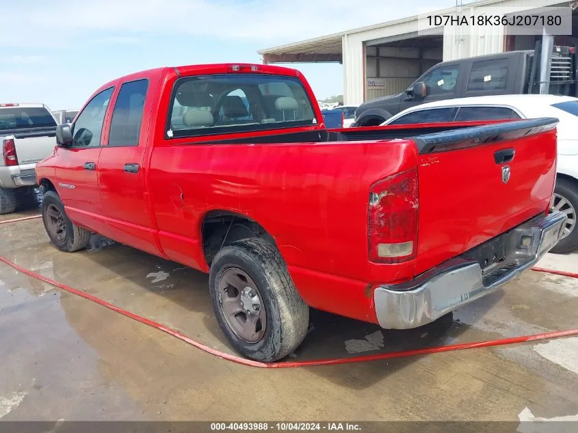 2006 Dodge Ram 1500 St VIN: 1D7HA18K36J207180 Lot: 40493988