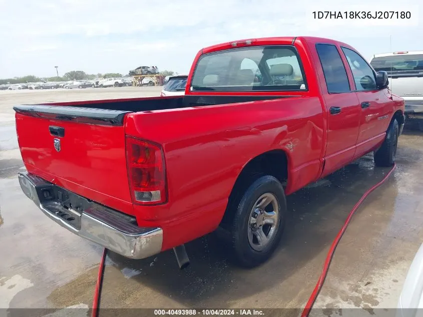 2006 Dodge Ram 1500 St VIN: 1D7HA18K36J207180 Lot: 40493988