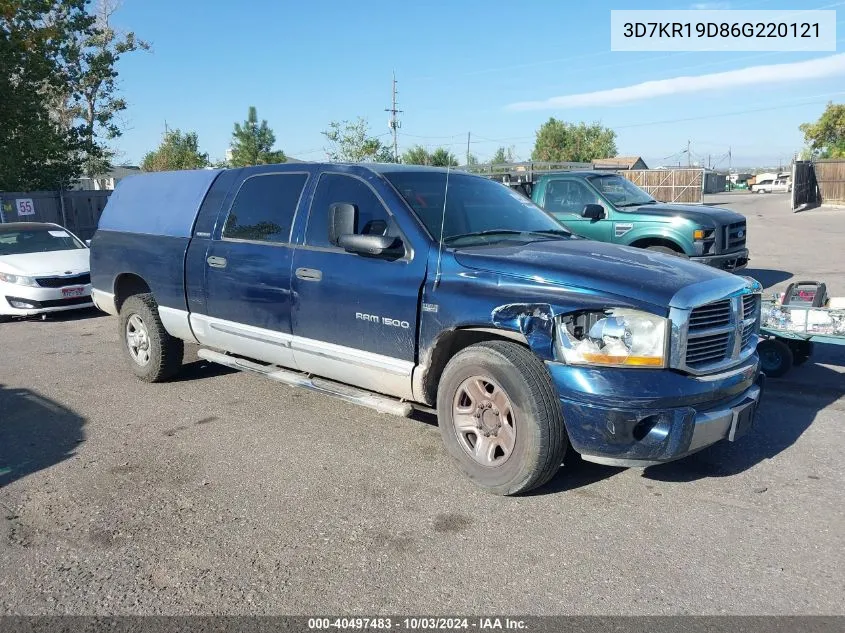 2006 Dodge Ram 1500 Laramie VIN: 3D7KR19D86G220121 Lot: 40497483