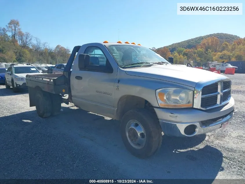 2006 Dodge Ram 3500 Slt/Sport VIN: 3D6WX46C16G223256 Lot: 40508915