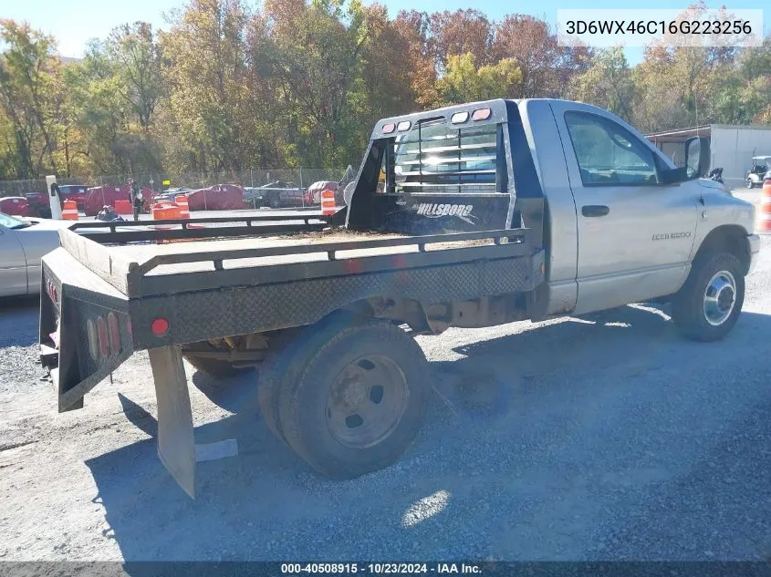 2006 Dodge Ram 3500 Slt/Sport VIN: 3D6WX46C16G223256 Lot: 40508915