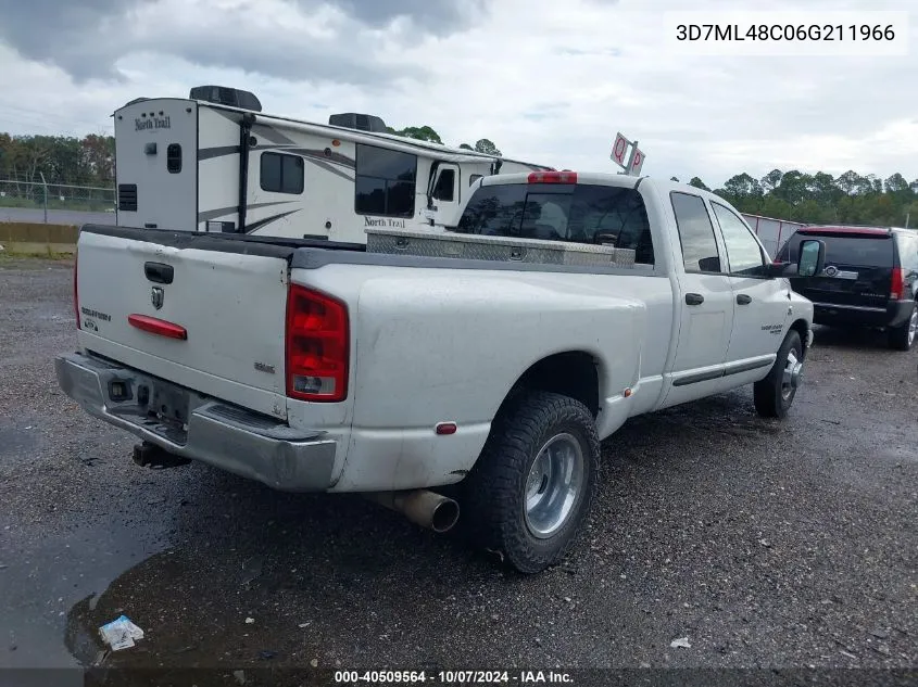 2006 Dodge Ram 3500 St/Slt VIN: 3D7ML48C06G211966 Lot: 40509564