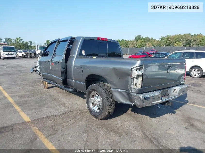 2006 Dodge Ram 1500 Slt VIN: 3D7KR19D96G218328 Lot: 40510487