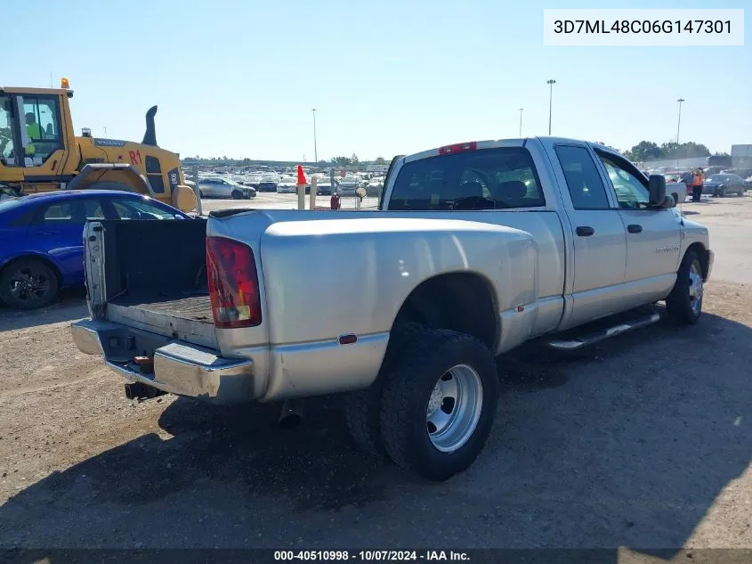 2006 Dodge Ram 3500 Slt/Sport VIN: 3D7ML48C06G147301 Lot: 40510998