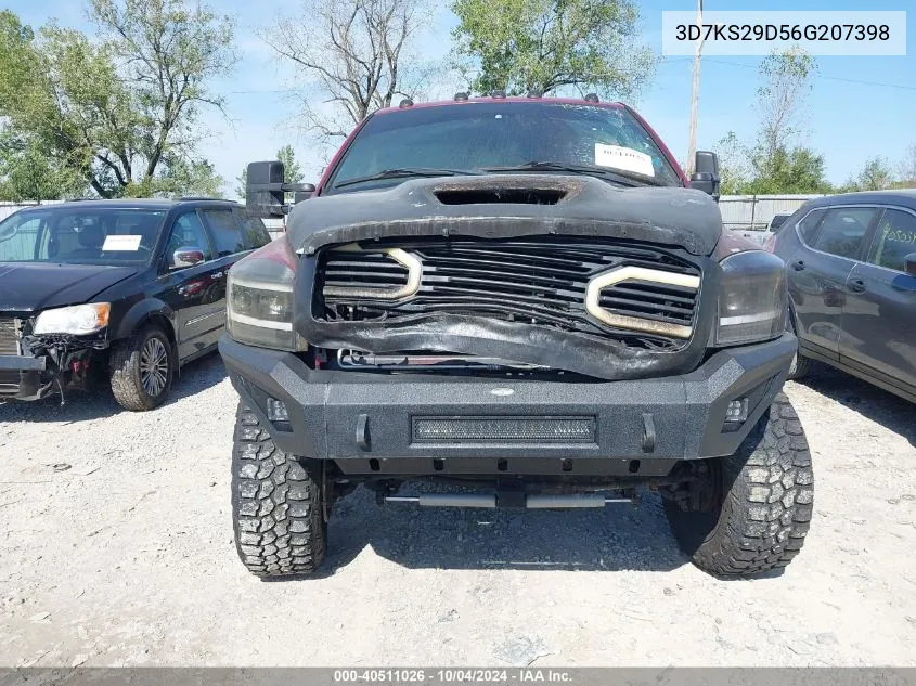 2006 Dodge Ram 2500 Slt VIN: 3D7KS29D56G207398 Lot: 40511026