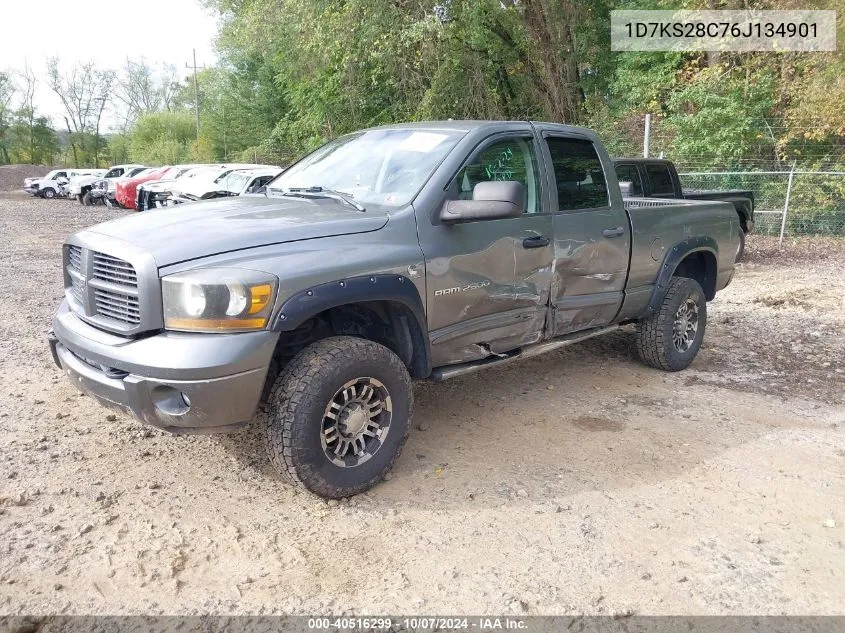 2006 Dodge Ram 2500 Slt/Trx4 Off Road/Sport/Power Wagon VIN: 1D7KS28C76J134901 Lot: 40516299