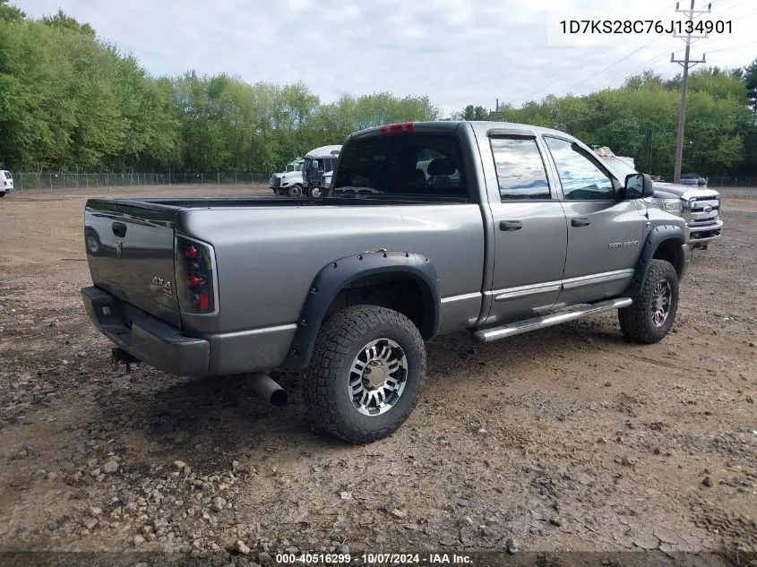 2006 Dodge Ram 2500 Slt/Trx4 Off Road/Sport/Power Wagon VIN: 1D7KS28C76J134901 Lot: 40516299