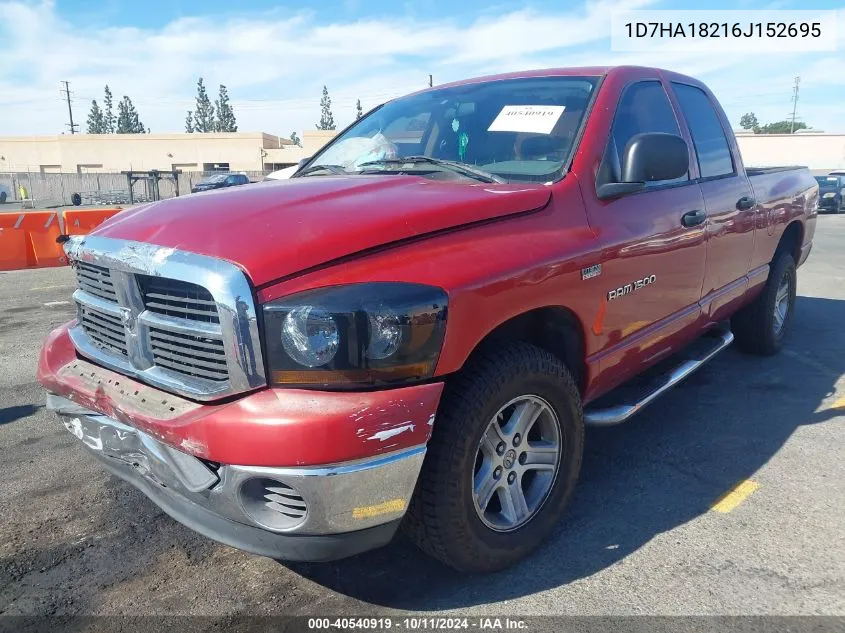 2006 Dodge Ram 1500 St/Slt VIN: 1D7HA18216J152695 Lot: 40540919