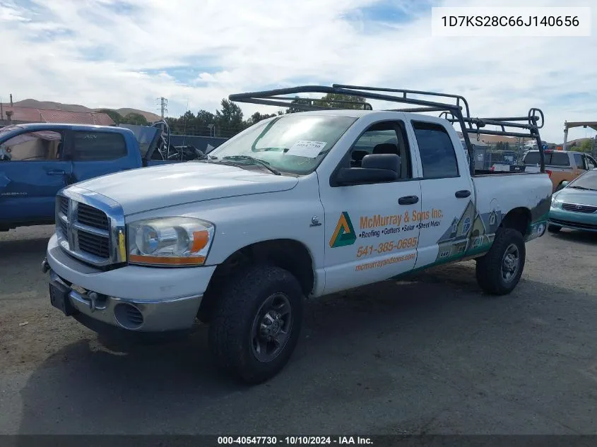 2006 Dodge Ram 2500 Slt/Trx4 Off Road/Sport/Power Wagon VIN: 1D7KS28C66J140656 Lot: 40547730