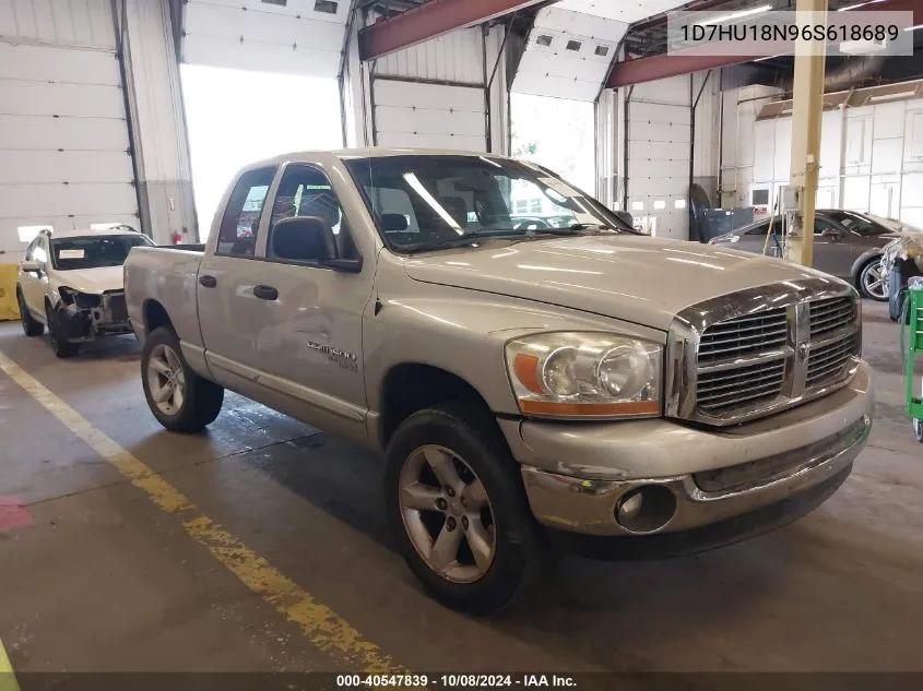 2006 Dodge Ram 1500 Slt/Trx4 Off Road/Sport VIN: 1D7HU18N96S618689 Lot: 40547839