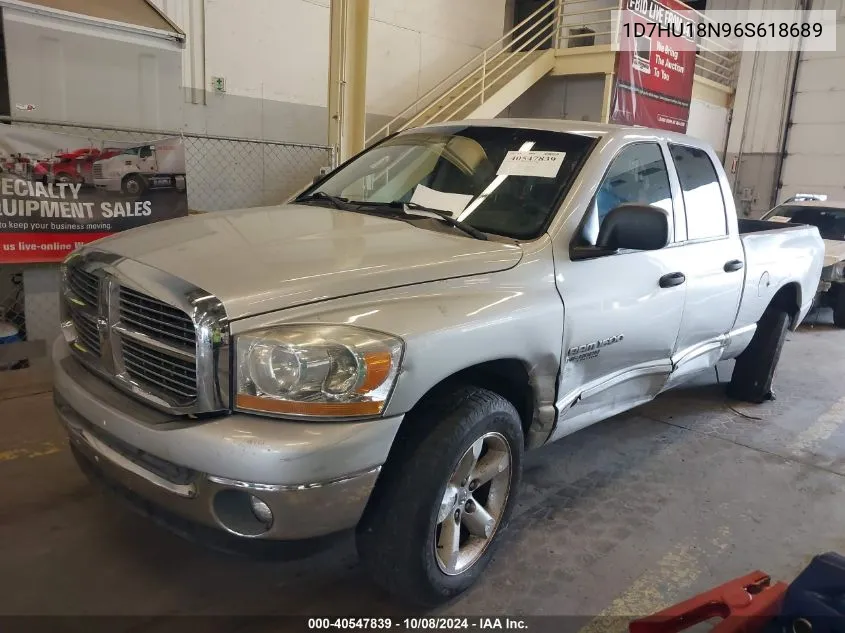 2006 Dodge Ram 1500 Slt/Trx4 Off Road/Sport VIN: 1D7HU18N96S618689 Lot: 40547839