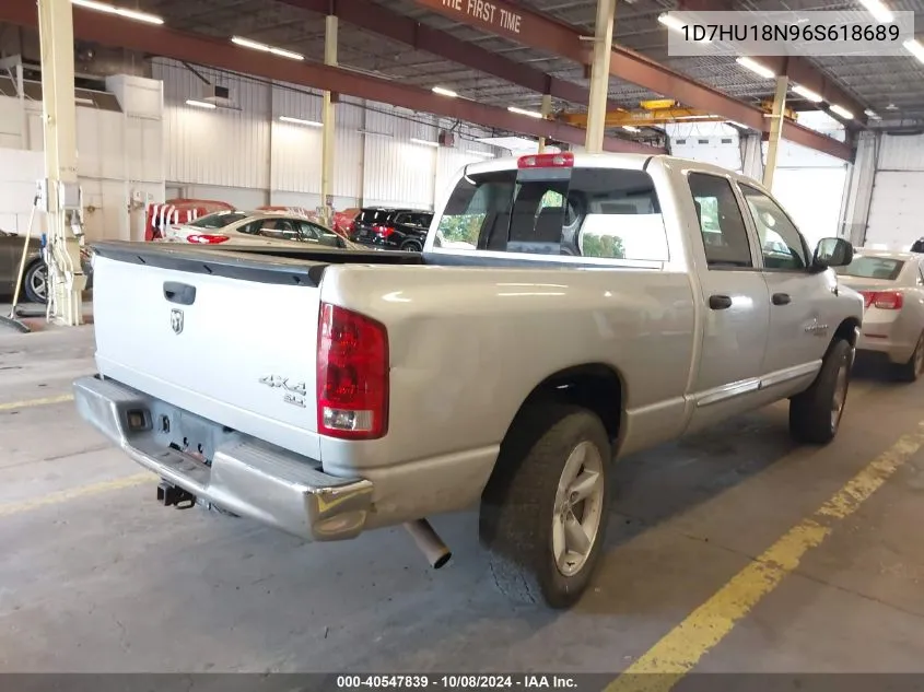 2006 Dodge Ram 1500 Slt/Trx4 Off Road/Sport VIN: 1D7HU18N96S618689 Lot: 40547839