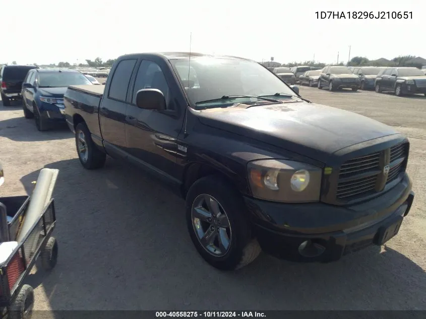 2006 Dodge Ram 1500 St/Slt VIN: 1D7HA18296J210651 Lot: 40558275