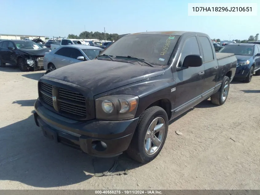 2006 Dodge Ram 1500 St/Slt VIN: 1D7HA18296J210651 Lot: 40558275