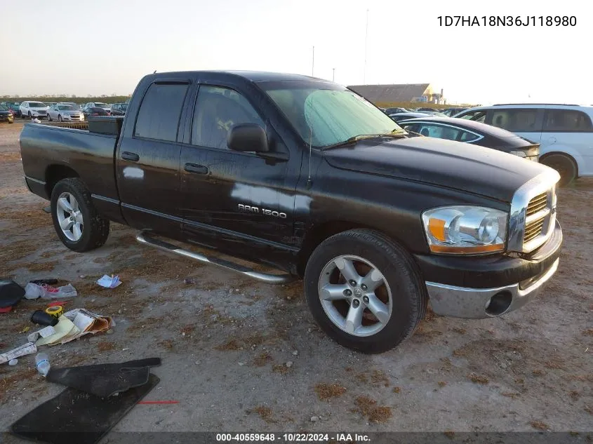 1D7HA18N36J118980 2006 Dodge Ram 1500 Slt