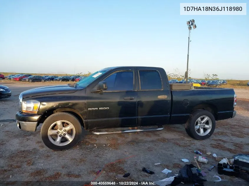 1D7HA18N36J118980 2006 Dodge Ram 1500 Slt