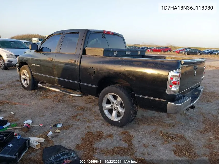 1D7HA18N36J118980 2006 Dodge Ram 1500 Slt