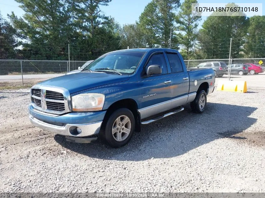 2006 Dodge Ram 1500 Slt VIN: 1D7HA18N76S710148 Lot: 40578870