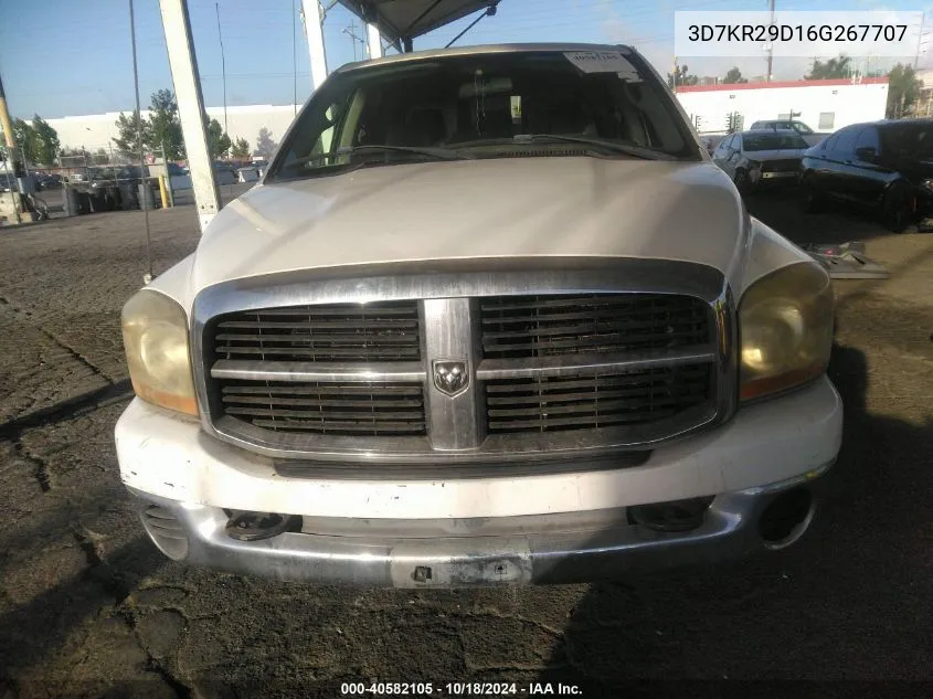 2006 Dodge Ram 2500 Slt VIN: 3D7KR29D16G267707 Lot: 40582105