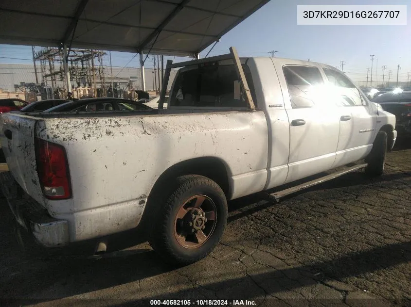 3D7KR29D16G267707 2006 Dodge Ram 2500 Slt