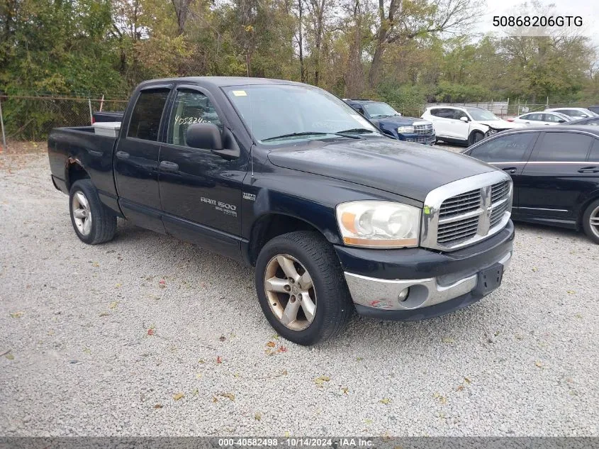 2006 Dodge Ram 1500 VIN: 50868206GTG Lot: 40582498