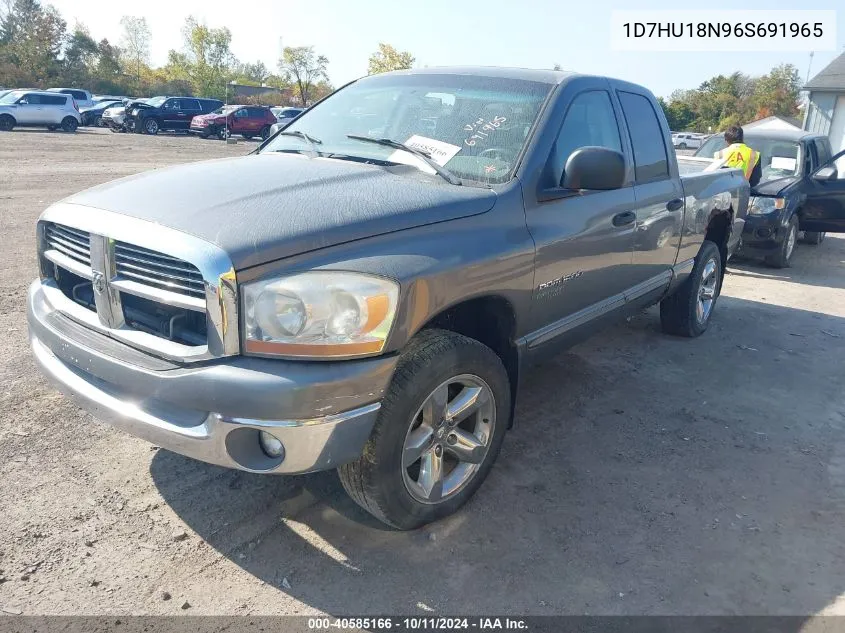 2006 Dodge Ram 1500 Slt VIN: 1D7HU18N96S691965 Lot: 40585166