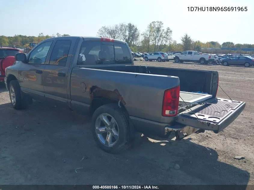 2006 Dodge Ram 1500 Slt VIN: 1D7HU18N96S691965 Lot: 40585166