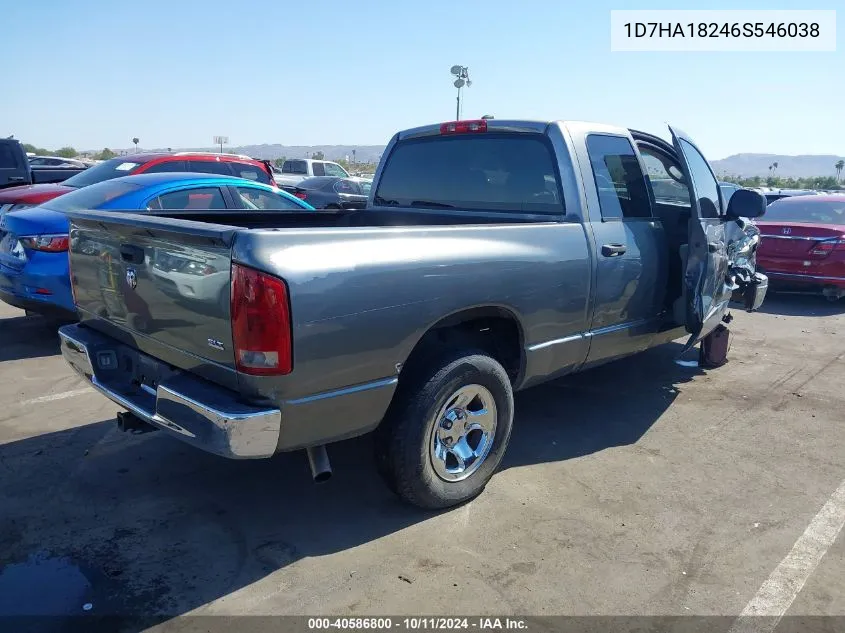 2006 Dodge Ram 1500 St/Slt VIN: 1D7HA18246S546038 Lot: 40586800