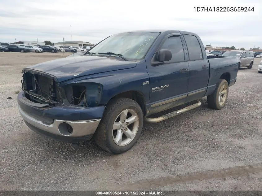 2006 Dodge Ram 1500 Slt VIN: 1D7HA18226S659244 Lot: 40590524