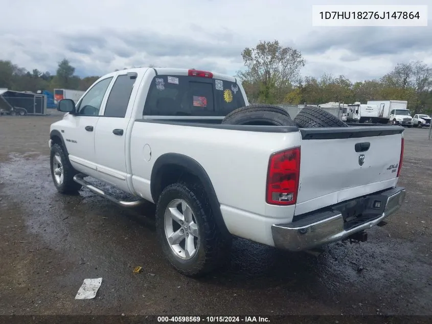 1D7HU18276J147864 2006 Dodge Ram 1500 Slt/Trx4 Off Road/Sport