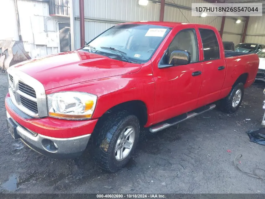 2006 Dodge Ram 1500 Slt/Trx4 Off Road/Sport VIN: 1D7HU18N26S547044 Lot: 40602690