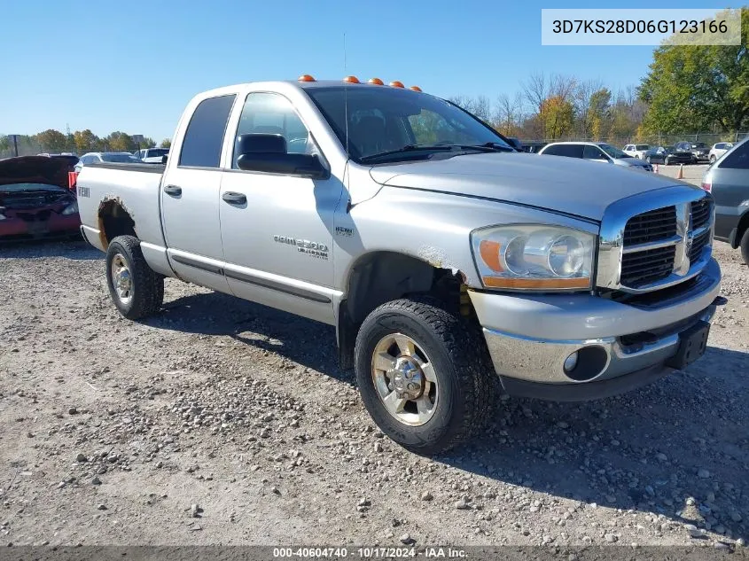 2006 Dodge Ram 2500 Slt/Trx4 Off Road/Sport/Power Wagon VIN: 3D7KS28D06G123166 Lot: 40604740