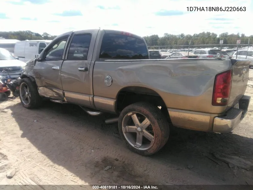 1D7HA18N86J220663 2006 Dodge Ram 1500 Slt