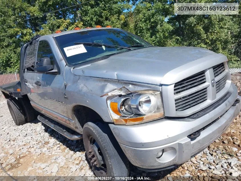 2006 Dodge Ram 3500 Slt/Sport VIN: 3D7MX48C16G123612 Lot: 40626237