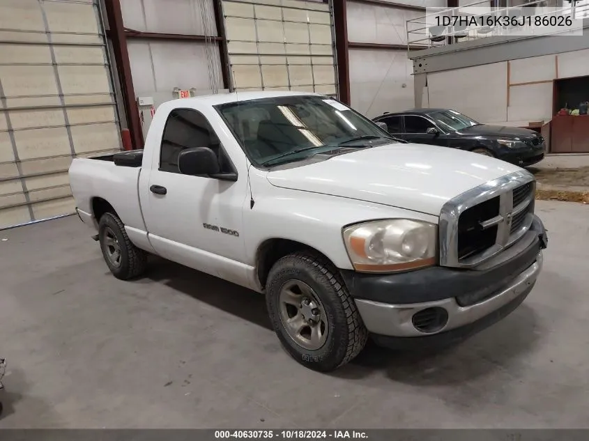 1D7HA16K36J186026 2006 Dodge Ram 1500 St