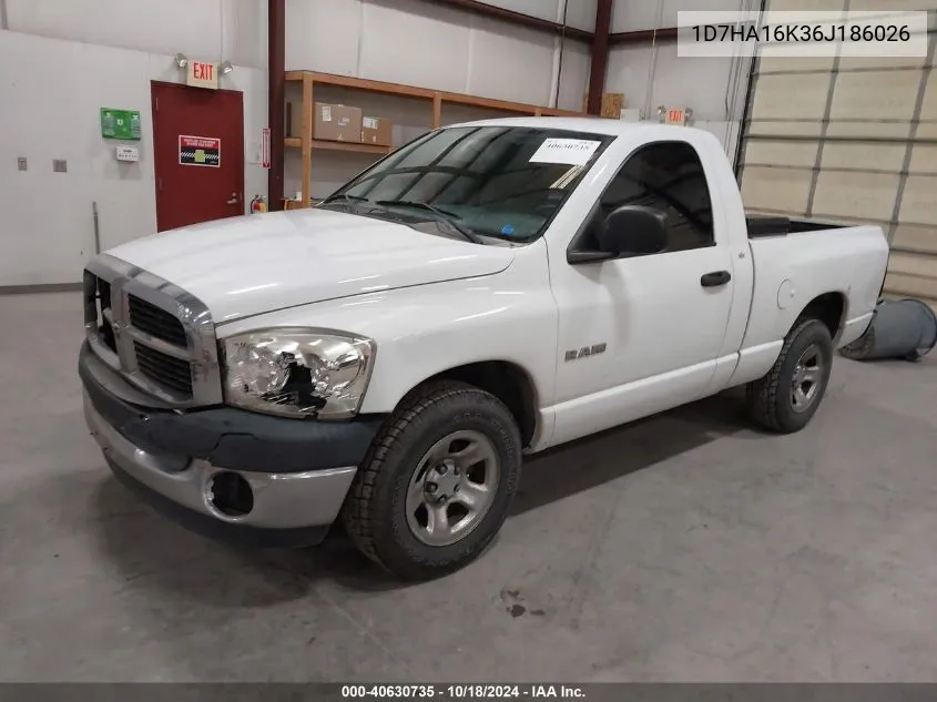 1D7HA16K36J186026 2006 Dodge Ram 1500 St