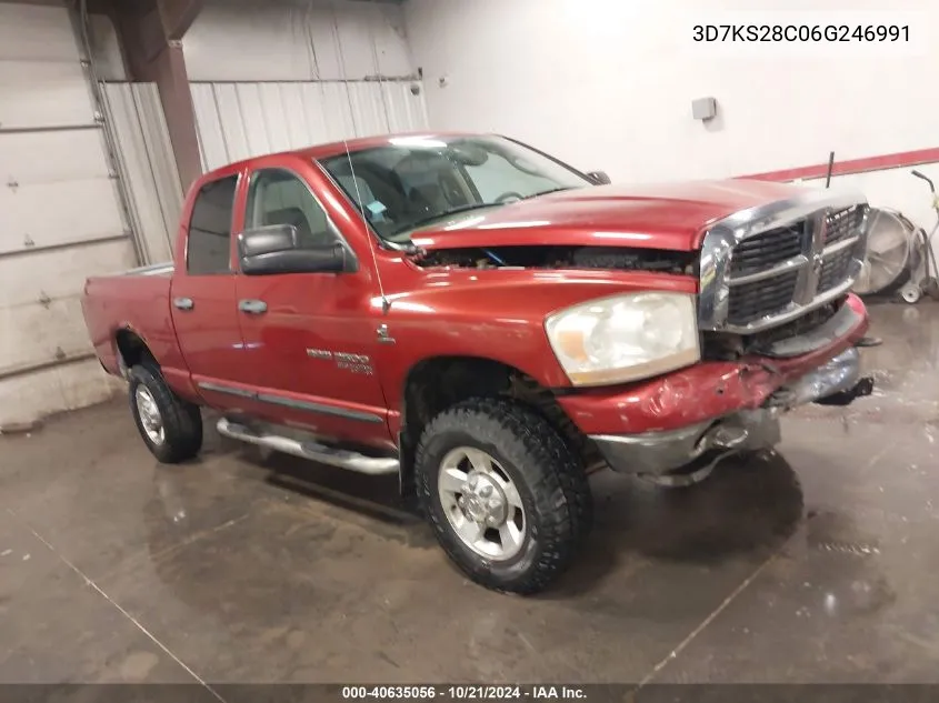 2006 Dodge Ram 2500 St/Slt/Laramie VIN: 3D7KS28C06G246991 Lot: 40635056