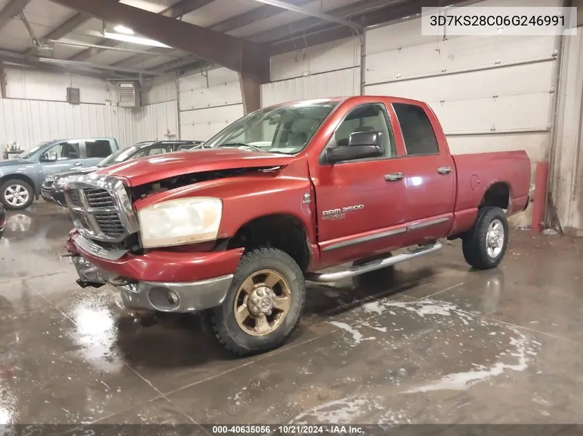 2006 Dodge Ram 2500 St/Slt/Laramie VIN: 3D7KS28C06G246991 Lot: 40635056