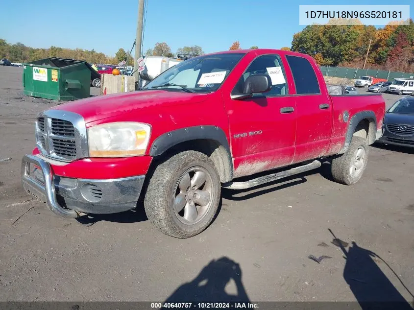 1D7HU18N96S520181 2006 Dodge Ram 1500 Slt/Trx4 Off Road/Sport