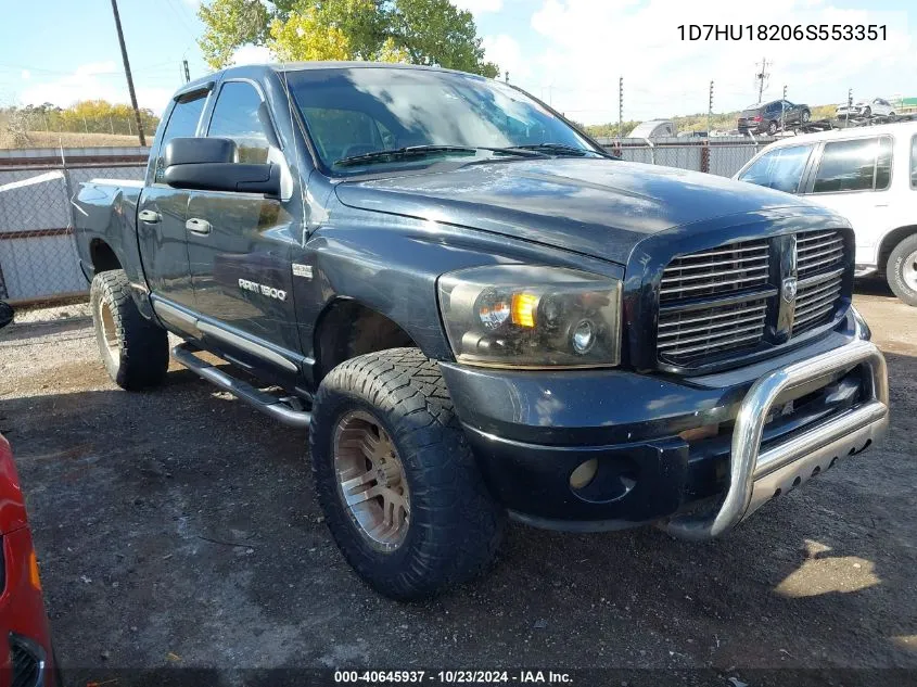 1D7HU18206S553351 2006 Dodge Ram 1500 Slt/Trx4 Off Road/Sport