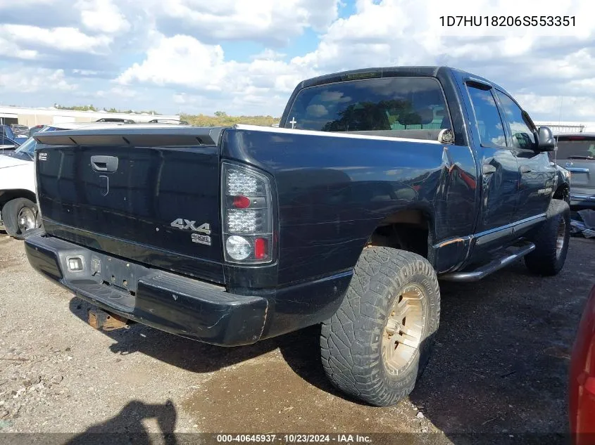 1D7HU18206S553351 2006 Dodge Ram 1500 Slt/Trx4 Off Road/Sport