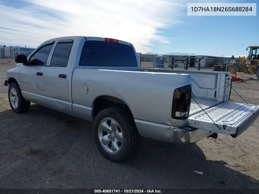 2006 Dodge Ram 1500 Slt VIN: 1D7HA18N26S688284 Lot: 40651741