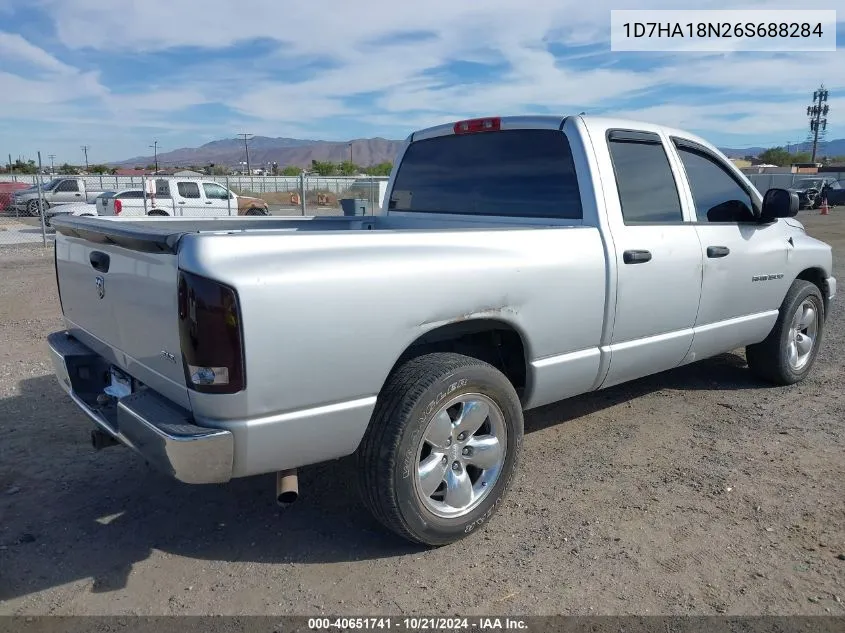 2006 Dodge Ram 1500 Slt VIN: 1D7HA18N26S688284 Lot: 40651741