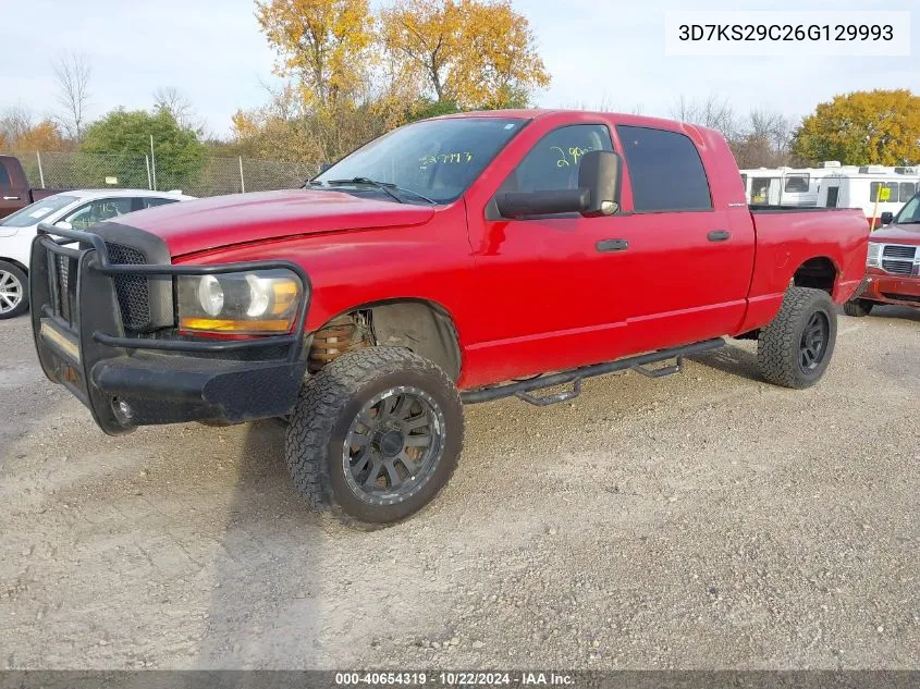 2006 Dodge Ram 2500 Slt VIN: 3D7KS29C26G129993 Lot: 40654319