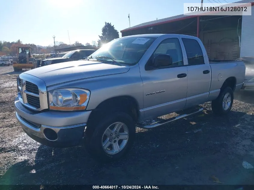 1D7HU18N16J128012 2006 Dodge Ram 1500 Slt/Trx4 Off Road/Sport