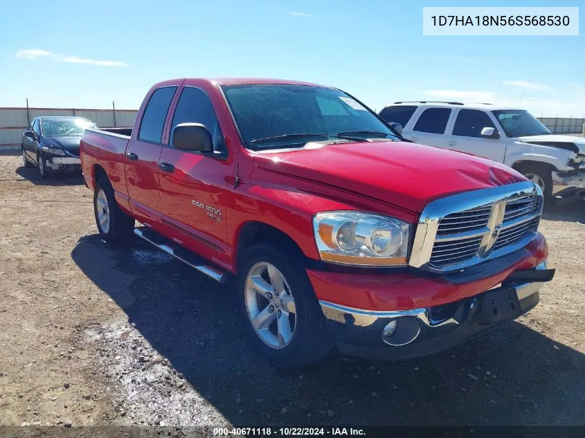 2006 Dodge Ram 1500 Slt VIN: 1D7HA18N56S568530 Lot: 40671118