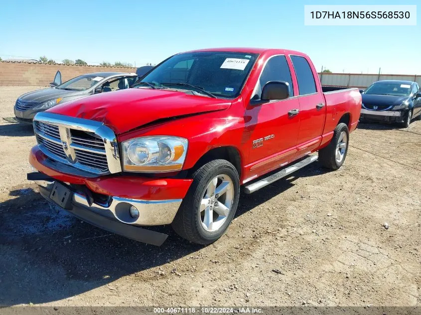 2006 Dodge Ram 1500 Slt VIN: 1D7HA18N56S568530 Lot: 40671118